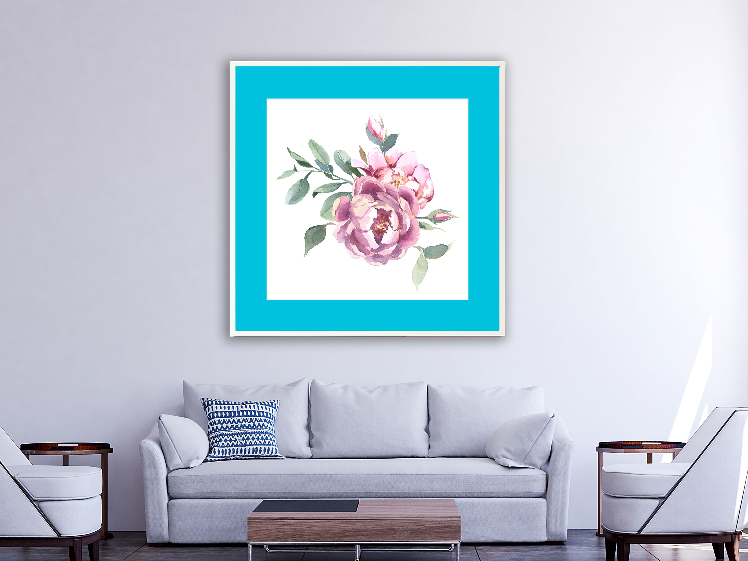 Handgemalte Rose
