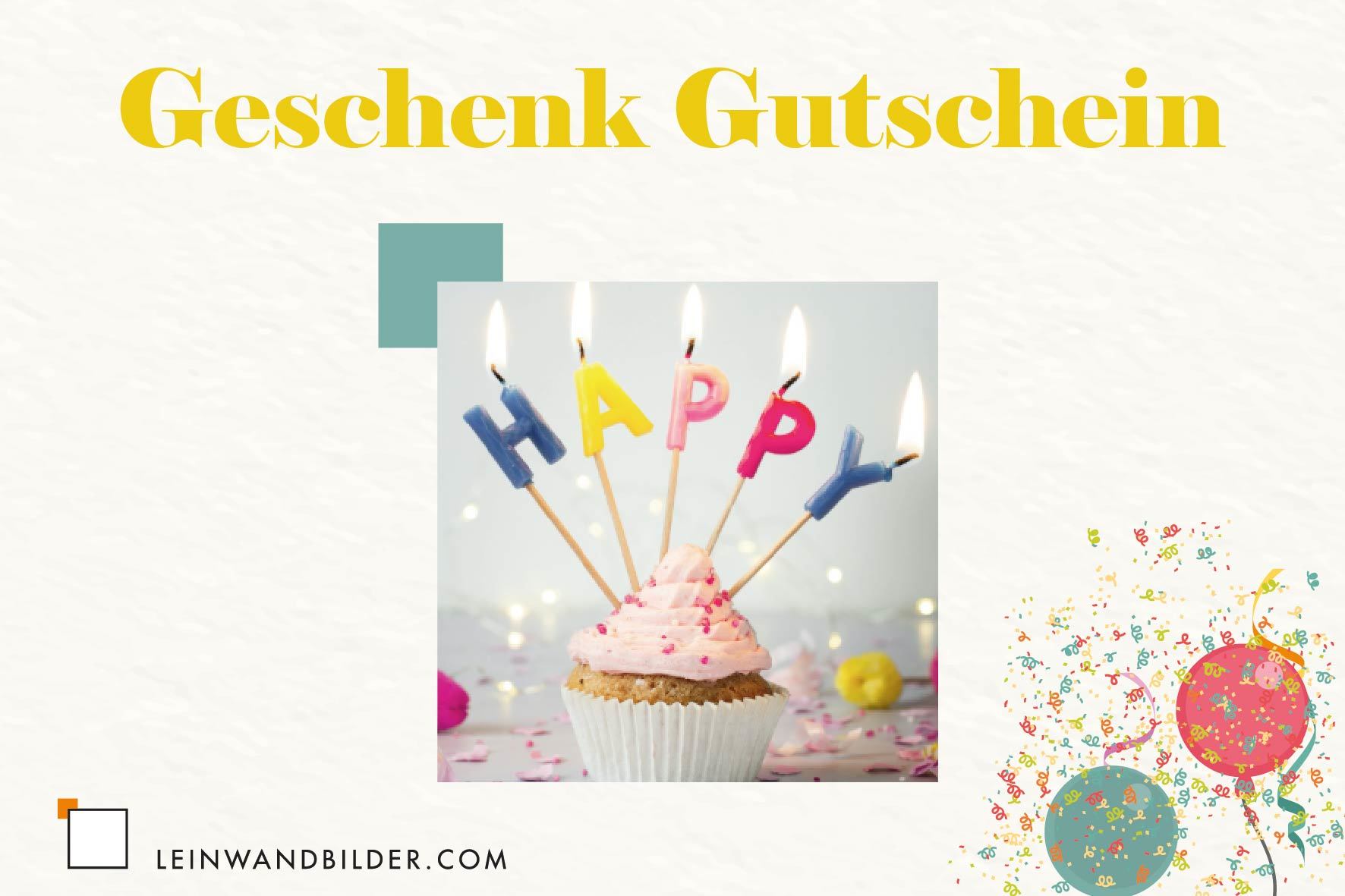 Wertgutschein - Geburtstag