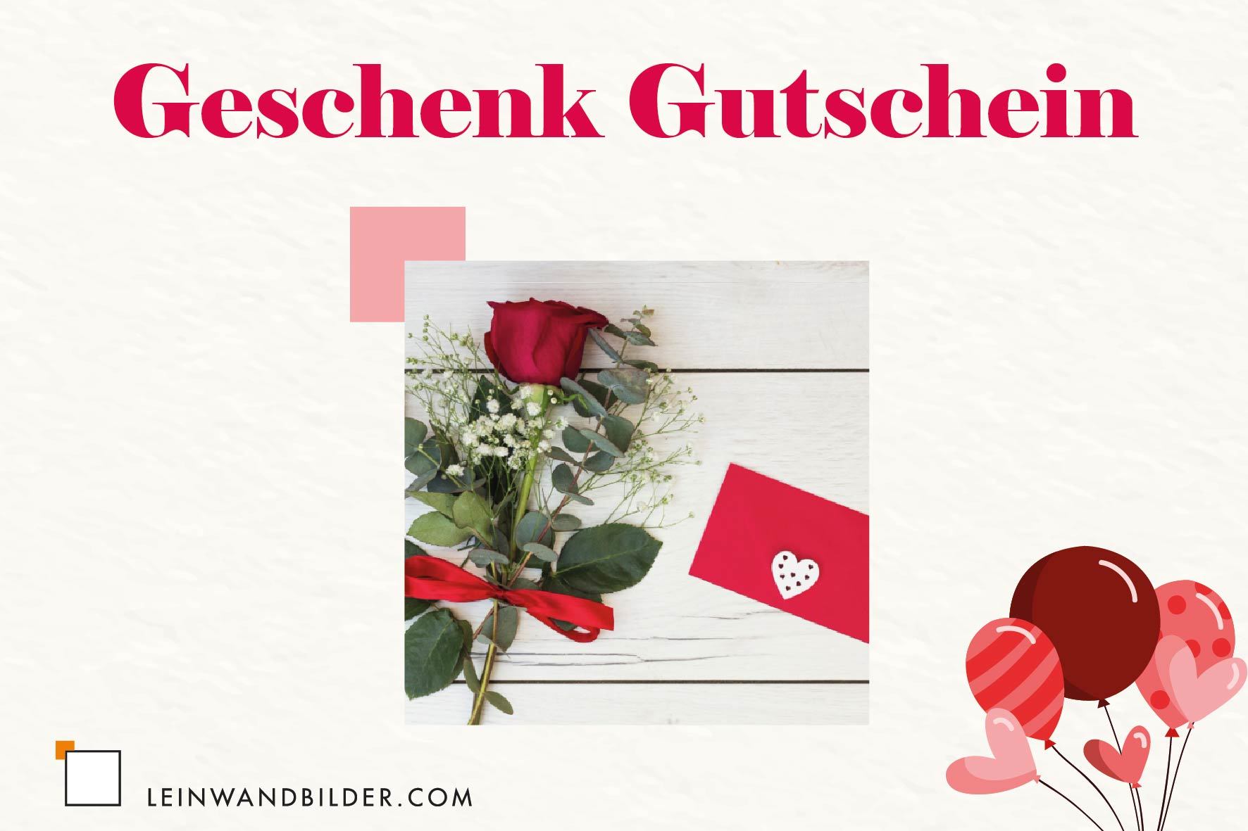 Wertgutschein - Valentinstag