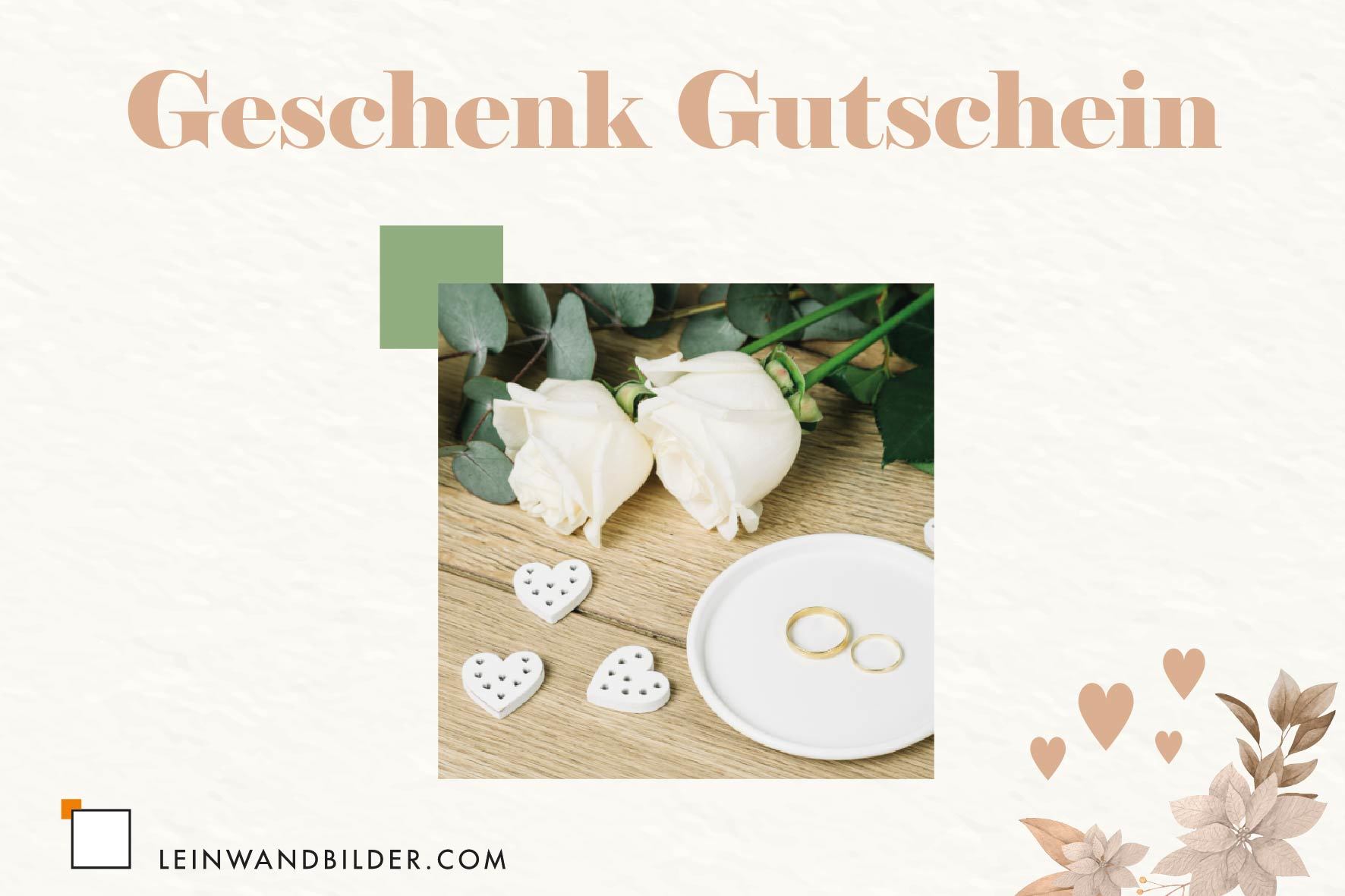 Wertgutschein - Hochzeit