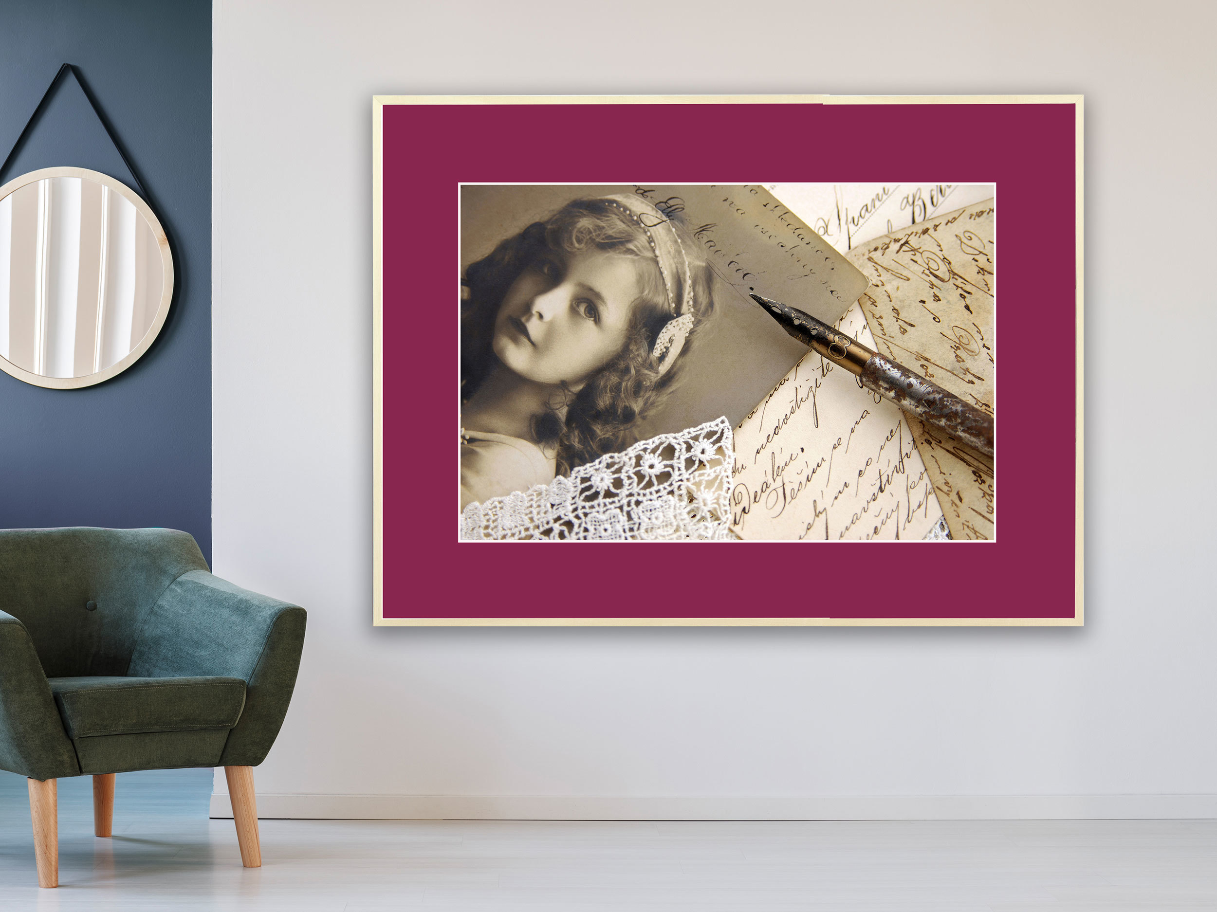 Briefe und Fotos Vintage